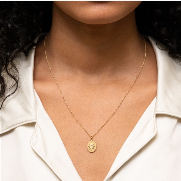 Mejuri Jewelry Mejuri Tarot Sun Necklace Poshmark